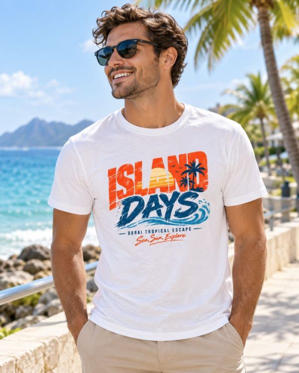 Dorai “Island Days” Tropical Escape T-Shirt-3