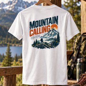 Dorai “Mountain Calling” Adventure Backprint T-Shirt-2