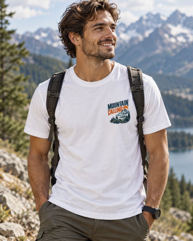 Dorai “Mountain Calling” Adventure Backprint T-Shirt-3