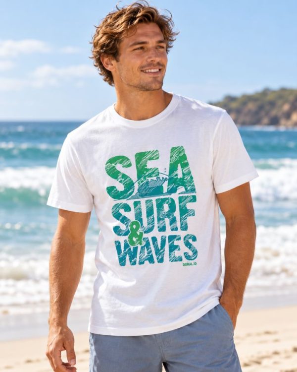 Dorai “Sea Surf Waves” Tropical T-Shirt (3)