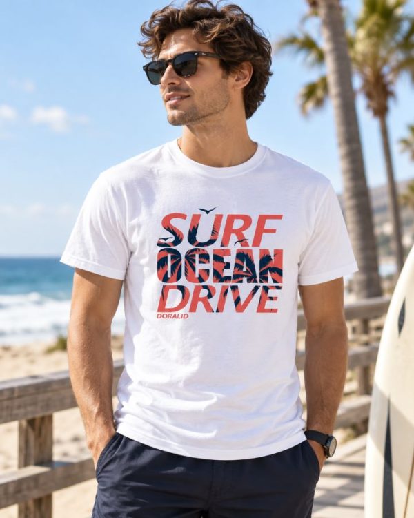 Dorai “Surf Ocean Drive” Coastal T-Shirt (3)