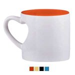 Mug Hati Warna Dalam (Two Tone)