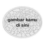 Puzzle Kardus - Oval