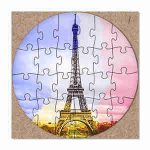 Puzzle Kayu Premium - Bundar