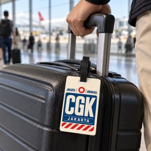 Airport.id “CGK Jakarta” Acrylic Luggage Tag