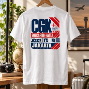 Airport.id “CGK Soekarno-Hatta” Backprint T-Shirt – White