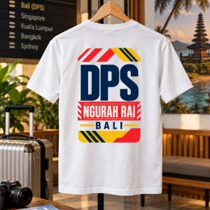 Airport.id “DPS Ngurah Rai Bali” Backprint T-Shirt