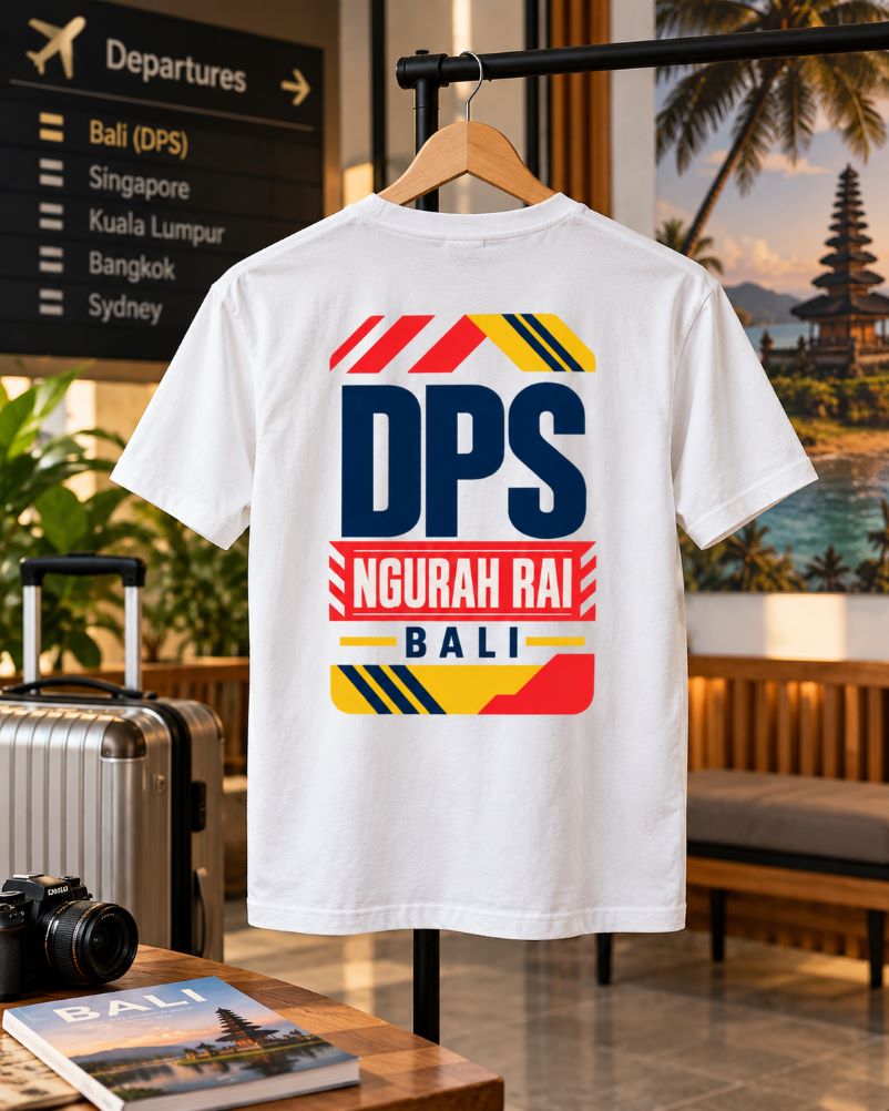 Airport.id “DPS Ngurah Rai Bali” Backprint T-Shirt