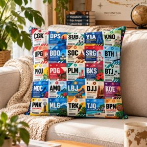 Airport.id “Indonesia Airport Codes” Destination Cushion