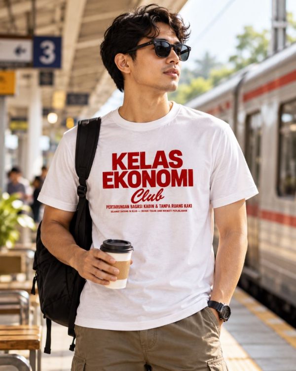 Airport.id “Kelas Ekonomi Club” Travel T-Shirt