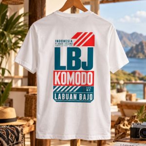 Airport.id “LBJ Komodo Labuan Bajo” Backprint T-Shirt