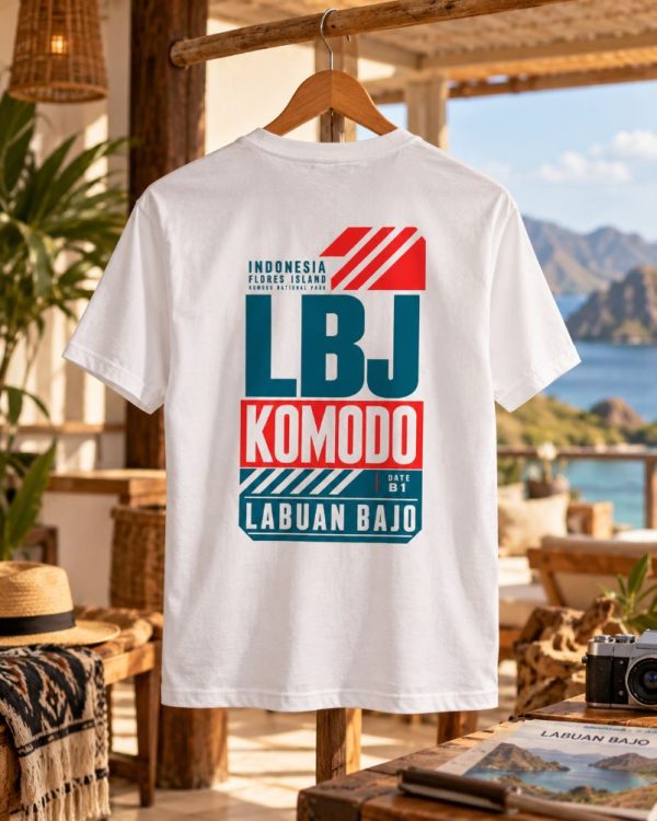Airport.id “LBJ Komodo Labuan Bajo” Backprint T-Shirt