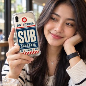 Alternative view of Airport.id “SUB Surabaya” Airport Code Phone Case