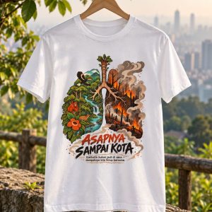 Kaos Asapnya Sampai Kota