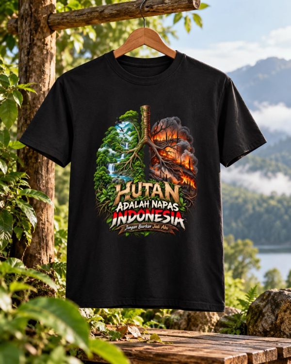 Kaos Hutan Adalah Napas Indonesia – Jangan Biarkan Jadi Abu