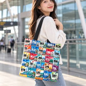 Kereta.id “Kode Stasiun Indonesia” Fullprint Tote Bag – Large