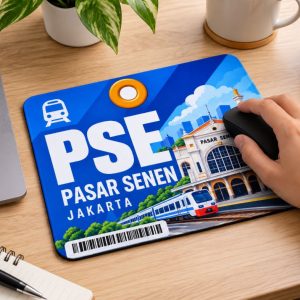 Kereta.id “PSE Pasar Senen Jakarta” Railway Mousepad