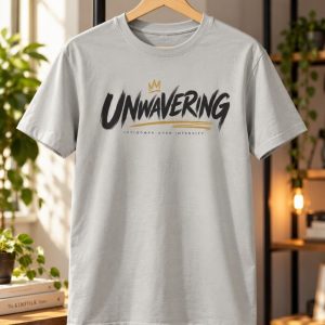 “Unwavering – Istiqomah Over Intensity” T-Shirt – Light Grey